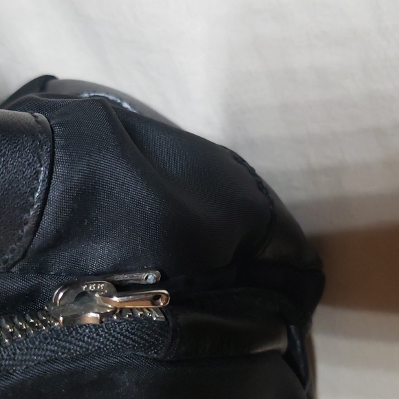 Prada Leather/Canvas Handbag - Picture 4 of 12